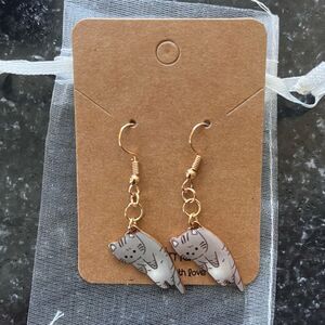 2/$20 ⭐️ 3/$25 | Handmade Cute Cat Earrings